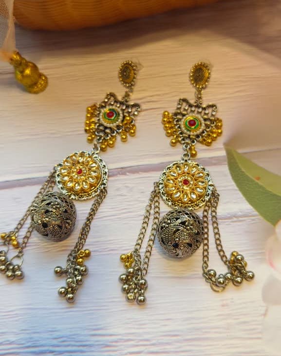 Rabaab Kashmiri Earrings