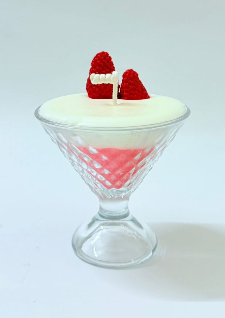 Strawberry Dessert Candle
