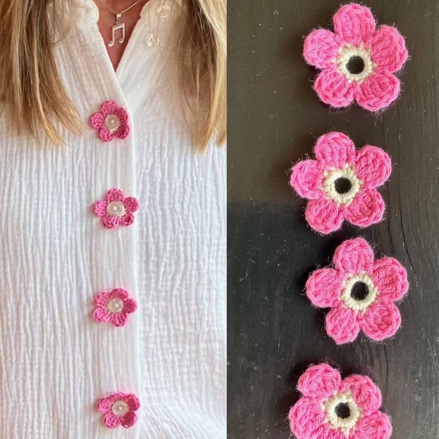 Crochet buttons