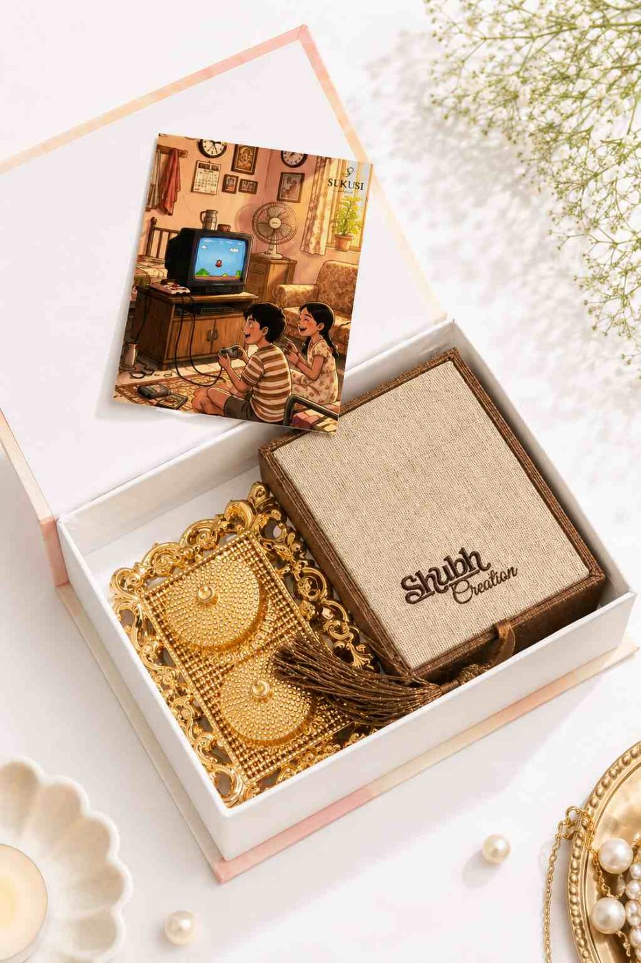 Knots N’ Nostalgia Rakhi Gift Box