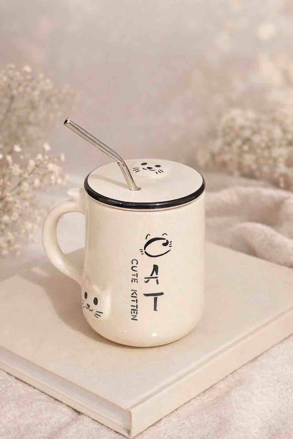 Cute Kitten Sipper