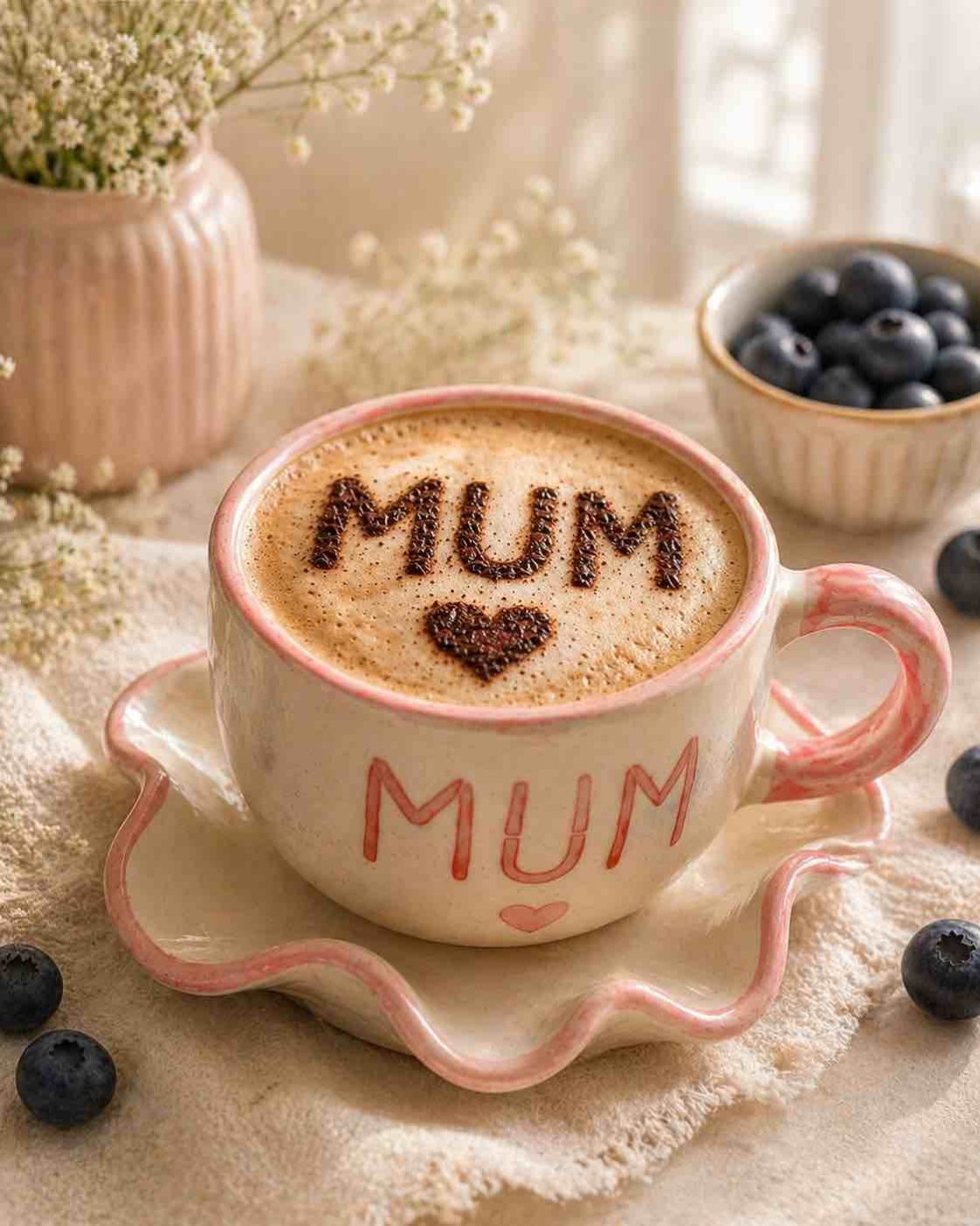 Mum's Love Handcrafted Coffee Mug Set