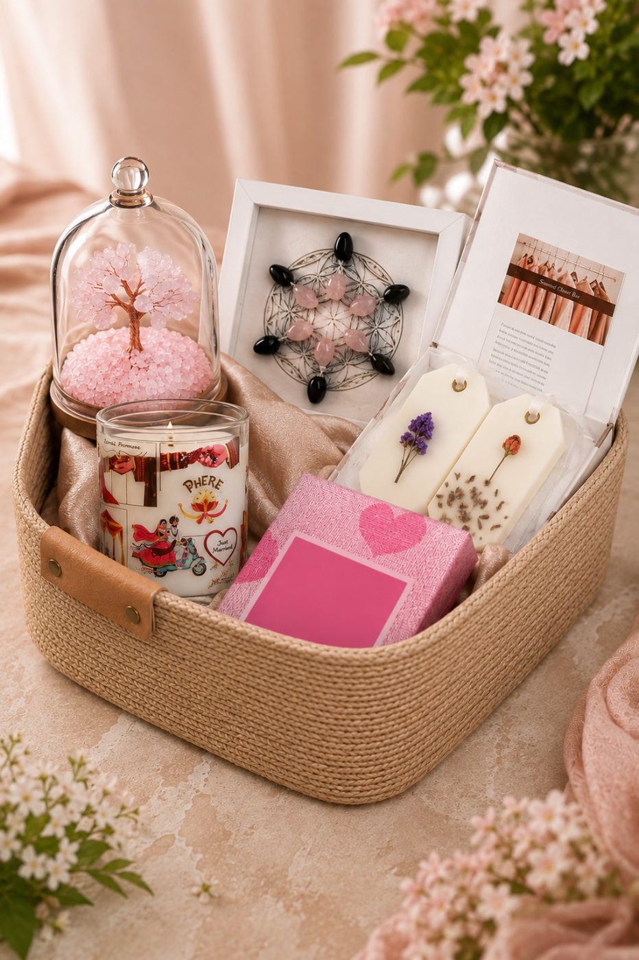 Romantic Bliss Artisan Gift Basket