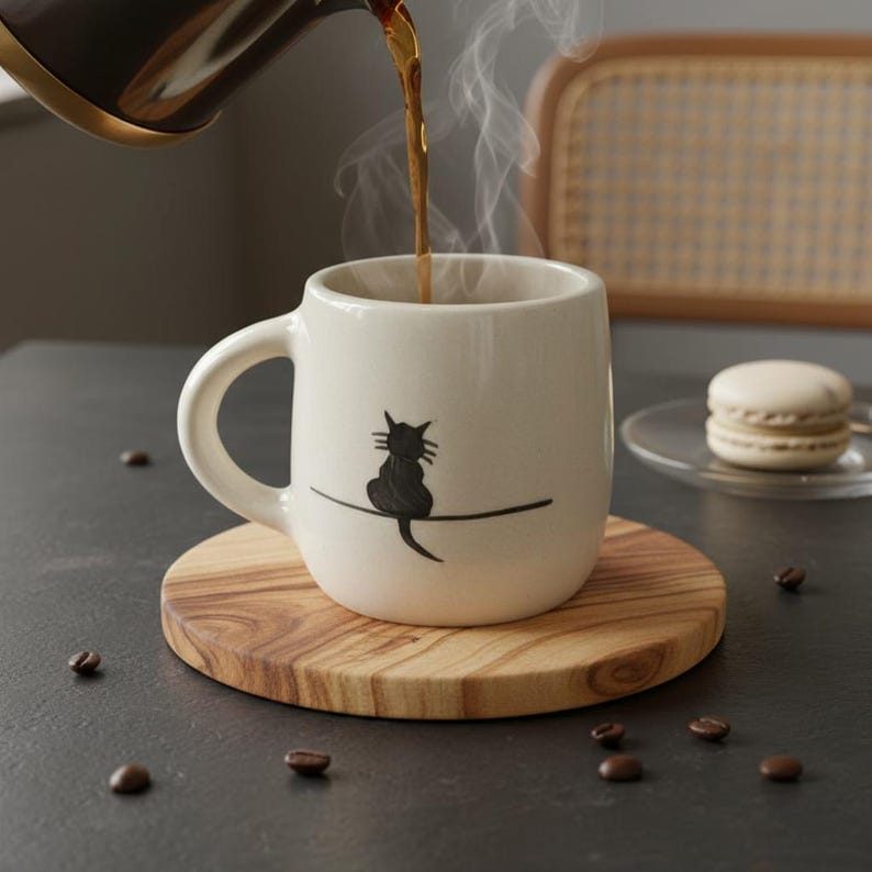 Black Cat Coffee Mug