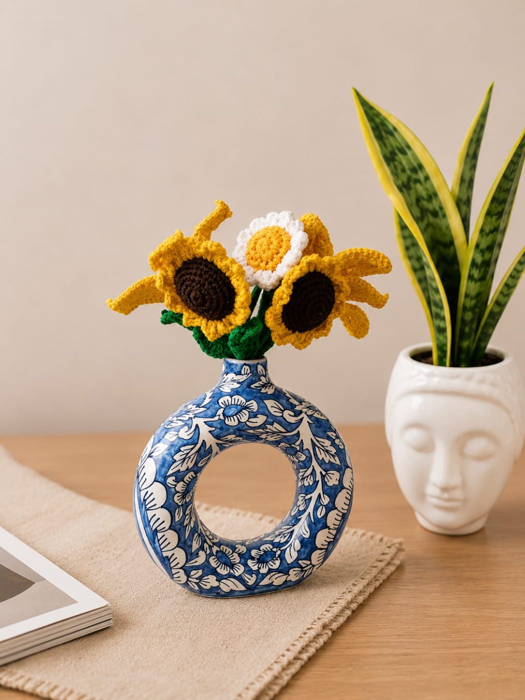 Fern Donut Vase