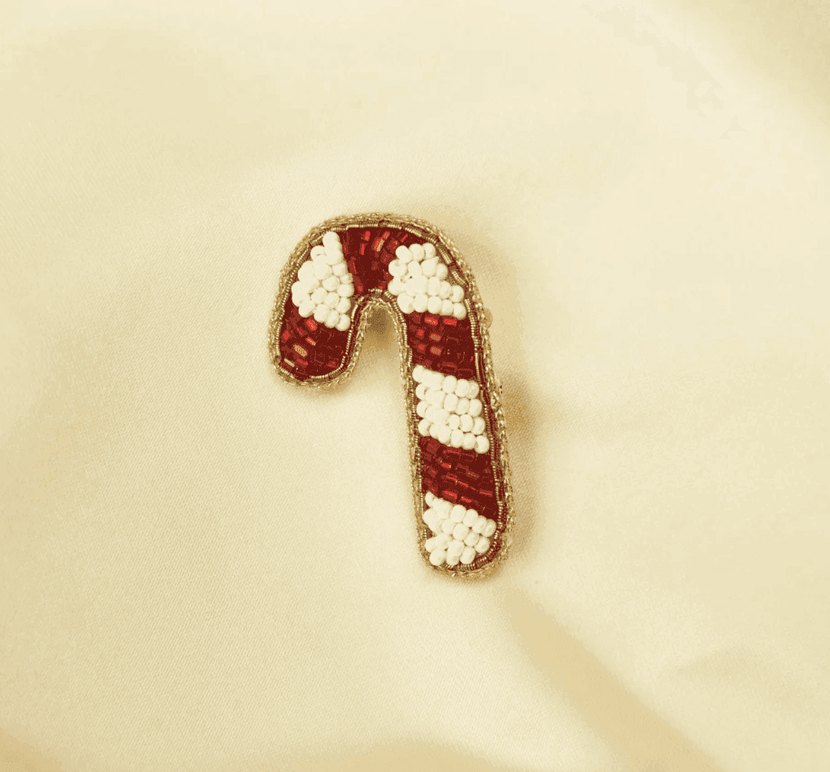 Candy Cane Brooch/Hair-Clip