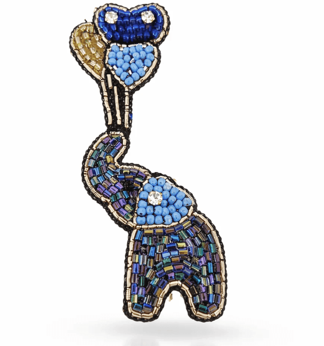 Elephant With Balloons - Hair Clip