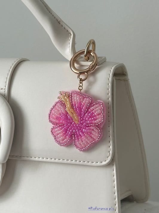Pink Hibiscus Charm