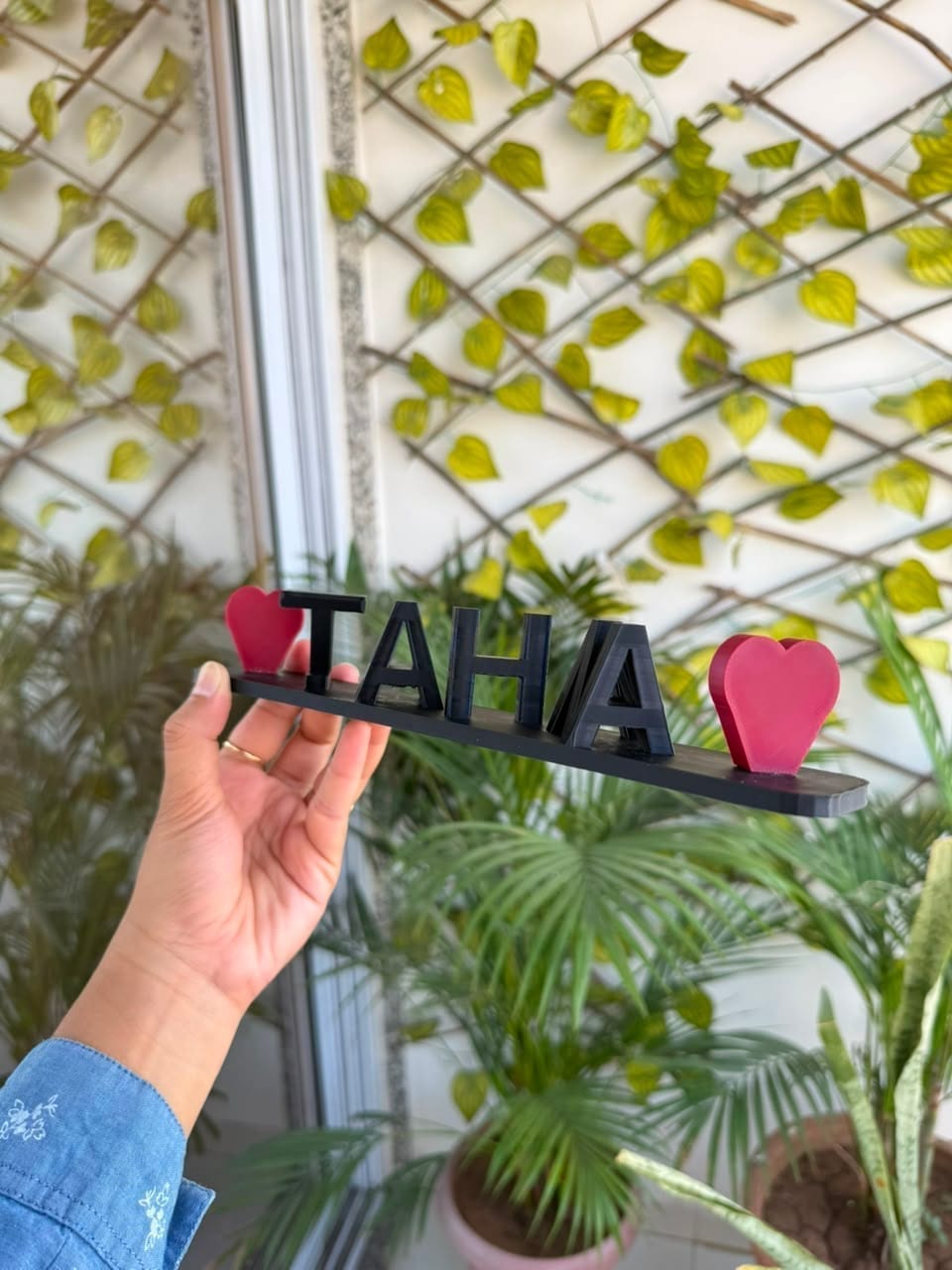 3D Dual Name Plate