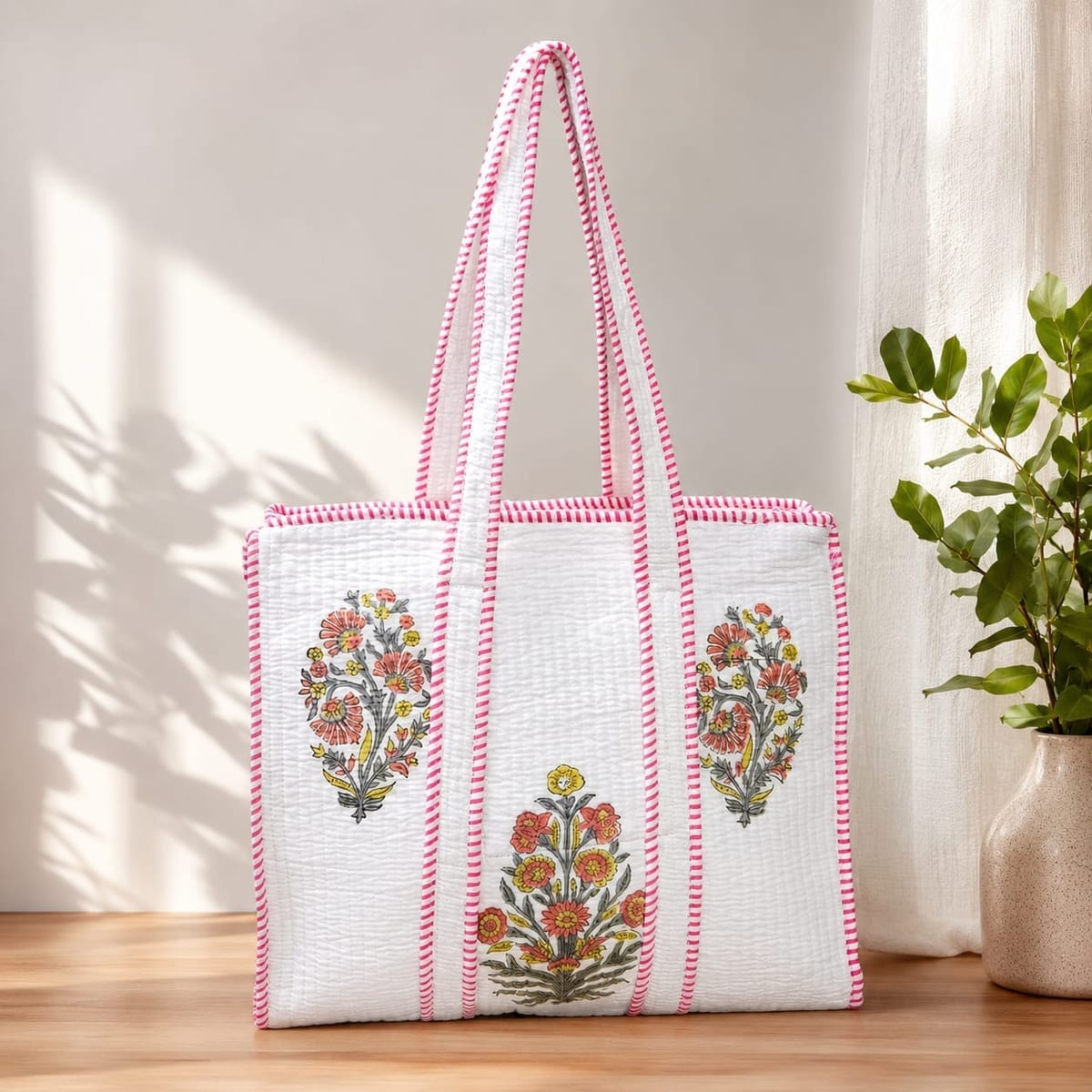 Floral Tote Bag