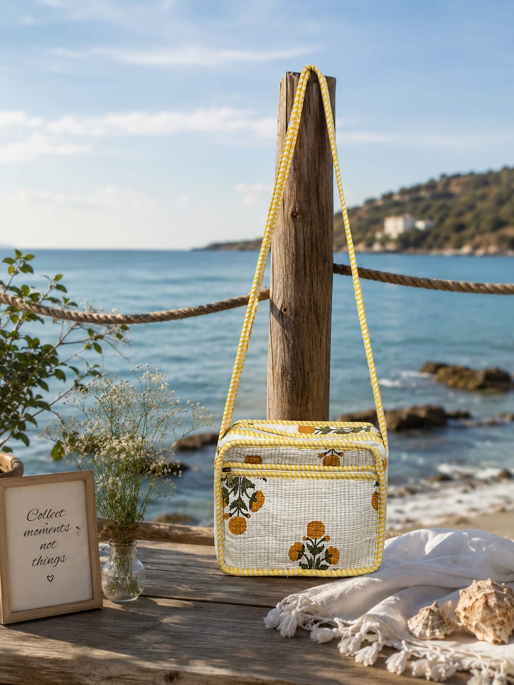 Charming Cotton Sling Bag